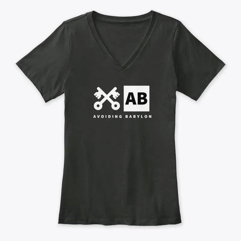 Classic AB Logo in White