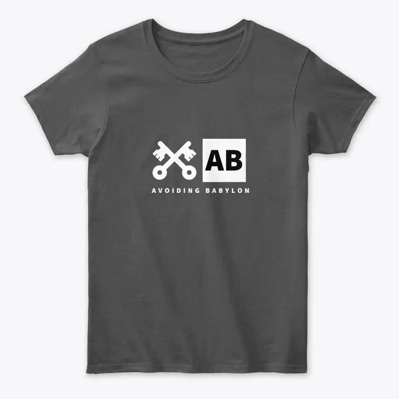 Classic AB Logo in White